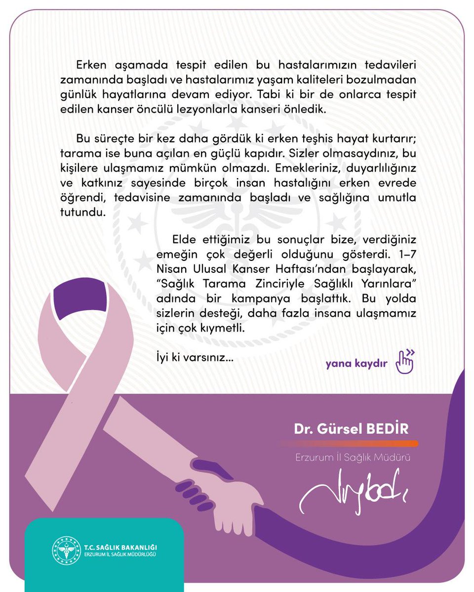 drgbedir's tweet photo. Kıymetli mesai arkadaşlarım,
Sizlere söyleyeceklerim var:
"Bir adım, bir hayatı değiştirebilir..." https://t.co/F0yBjxRBDZ
