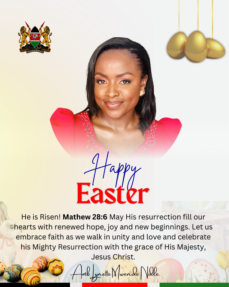 LynettemwendeL's tweet image. He is Risen and this renews the hope and Grace we have in Jesus for life, and life in abundance! 
As I reflected all weekend on this joyous Easter holiday, I’m in awe of His Mighty Resurrection power and I wish us all renewed joy, hope and gratitude 🫶🏾

 #HappyEaster