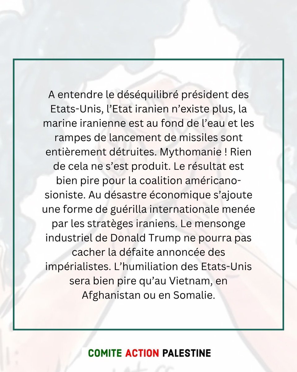 Comité Action Palestine tweet media