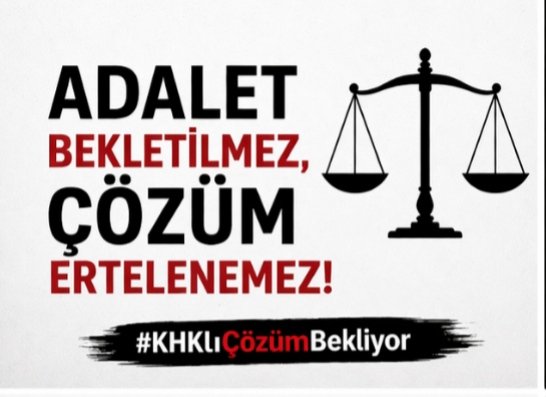 mkorkmaz62's tweet photo. İade-i itibar bir lütuf değil, haktır. Hakkımızı alıncaya kadar haklı talebimizi dile getirmeye devam edeceğiz #KHKlıÇözümBekliyor https://t.co/elfIt5mkIe