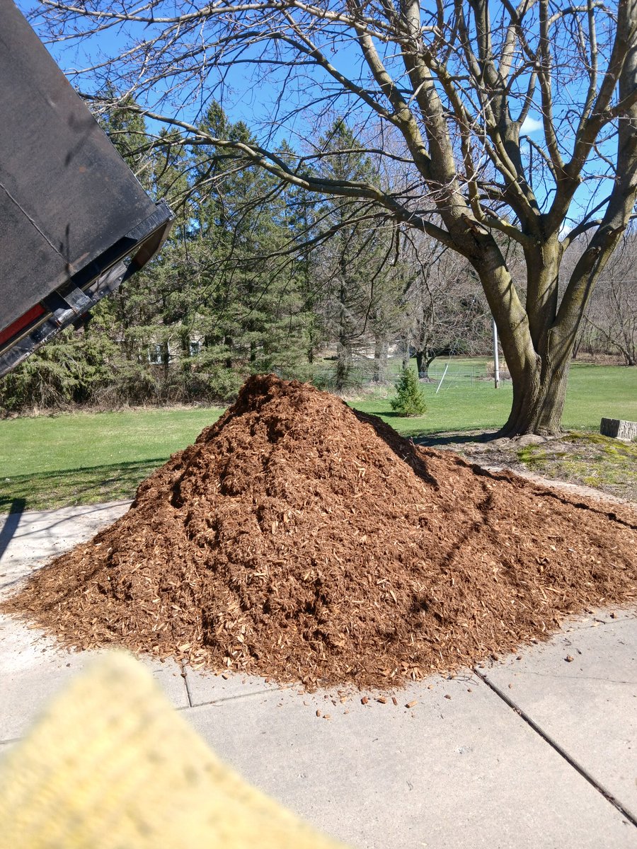 rocksnroots's tweet image. Does 6 yards of mulch look like too much to pick up? We make it easy. 🚀We can drop this in your driveway to save you multiple trips to the store. All pictures show 6 yards of mulch delivered🚚DELIVERY or 🛻PICKUP available.#landscapingsupplies #mulchdelivery #topsoil #gardensoil