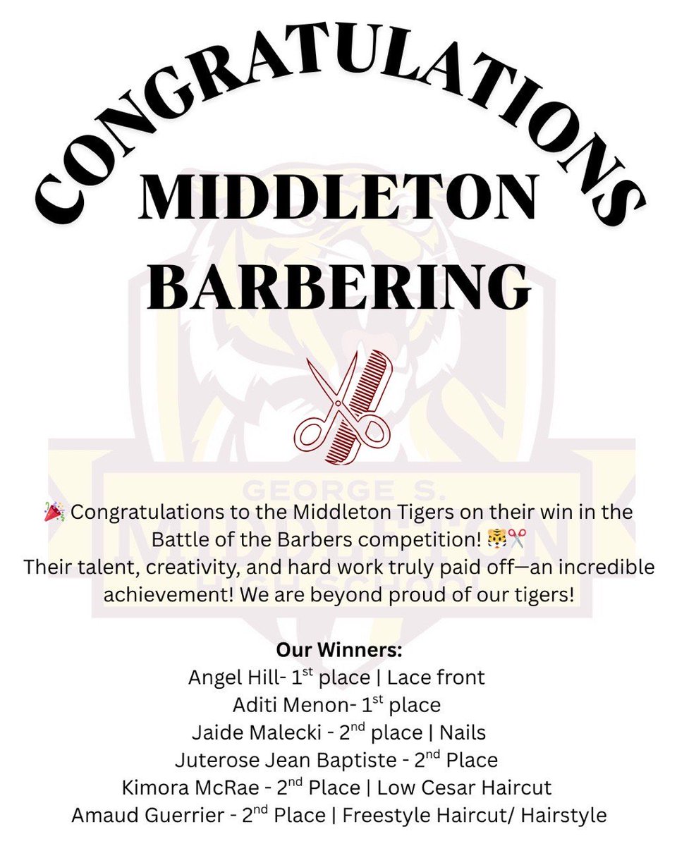 MiddletonSTEM's tweet image. #tigerproud #futurebuisnessowners