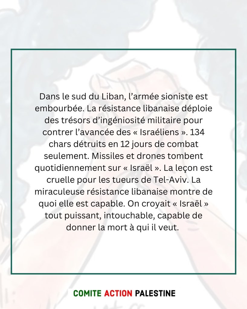 Comité Action Palestine tweet media