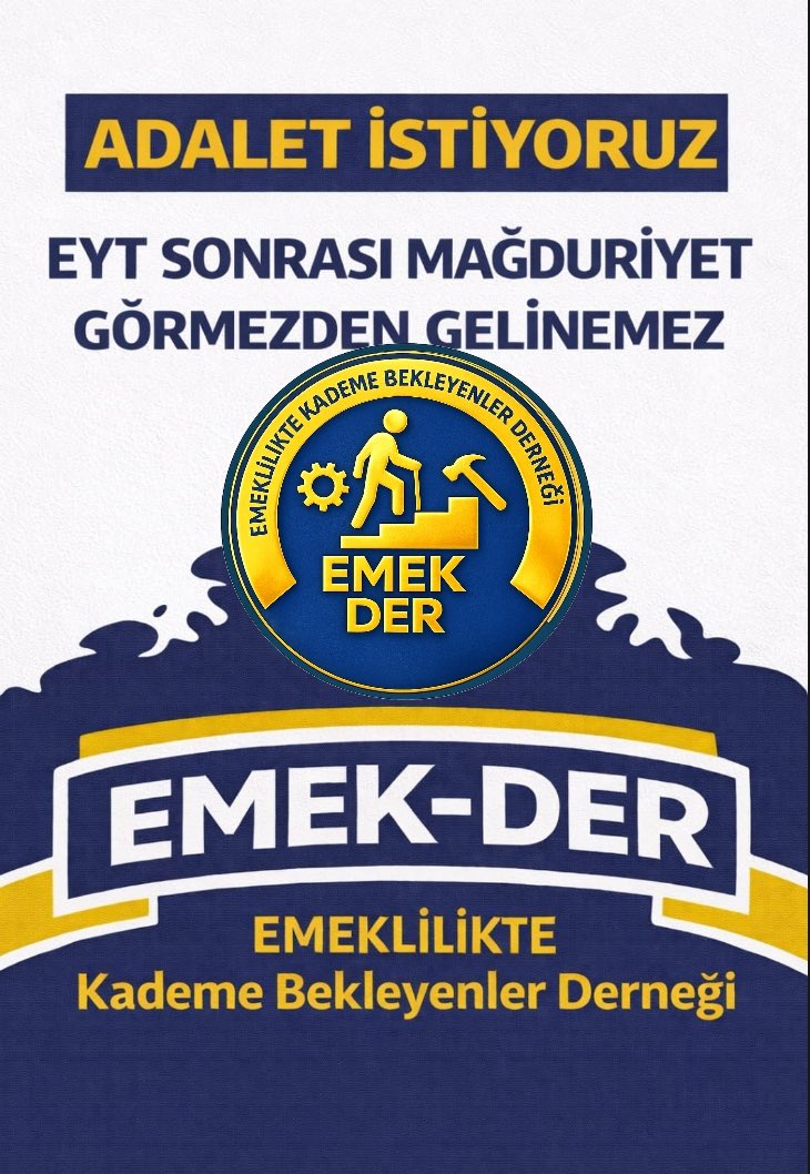 <a href="/KademeFed/">Kademeli Emeklilik Federasyonu</a> Kademeli emeklilik federasyonu ve Emek Der olarak İyi Parti Sarıyer İlçe Başkanlığı’na göstermiş oldukları destek ve dayanışma için samimi yaklaşımları ve misafirperverliklerinden dolayı  teşekkür ediyor çalışmalarında başarılar diliyoruz.

<a href="/iyiparti/">İYİ Parti</a> 
<a href="/iyi_sariyer/">İYİ Parti Sarıyer</a> 
<a href="/MDervisogluTR/">Müsavat Dervişoğlu</a>