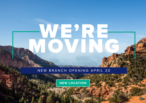 We are moving!
Our old branch in Cedar City will be closing April 17th, and our new Cedar City branch will be opening April 20th.

New branch location: 2130 W Highway 56 Bldg 300 
Cedar City, UT 84720 

Learn more: bit.ly/4djamrg