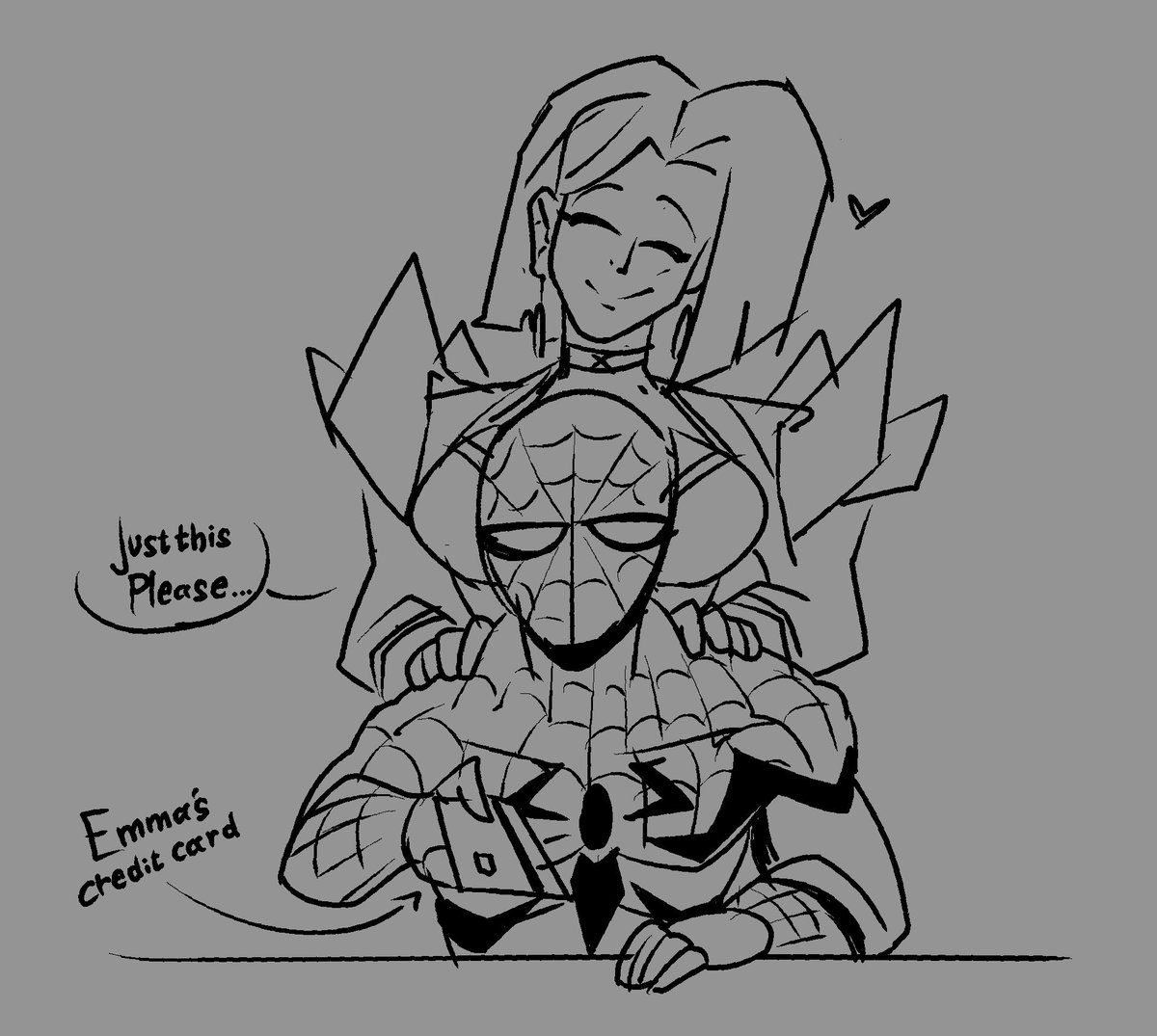 People are saying that Emma would basically be Peter’s sugar mommy and I find that really funny