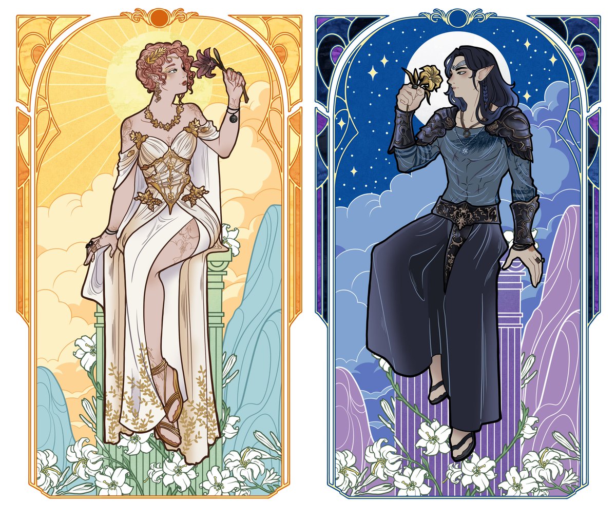 einysdesign's tweet photo. YCH Commission for XiLuma on DA 💛💙

#YCH #ychcommission #commissionart #artwork #ArtistOnTwitter #artists #digitalart #nouveau #fantasy https://t.co/bDfOc8KrLy