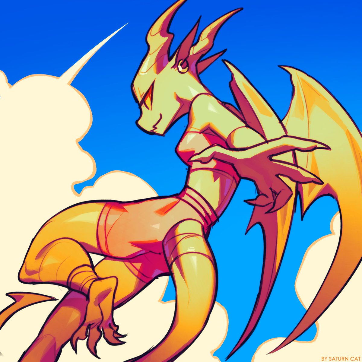 Saturna_Cat's tweet image. New dragon &amp;gt;:3
#art #ArtistOnTwitter