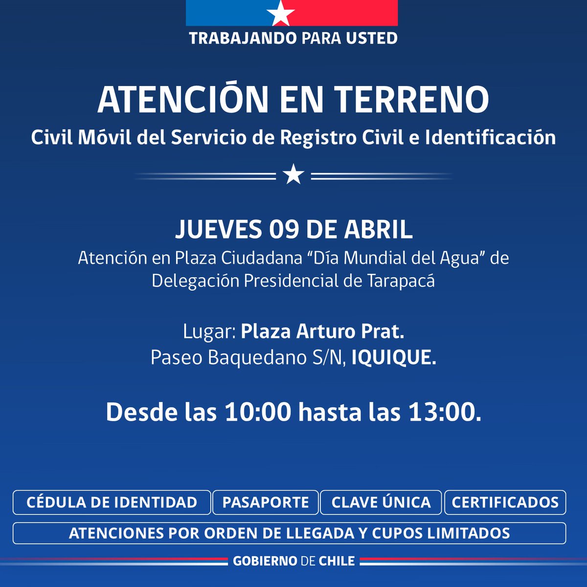 Registro Civil Tarapacá tweet media
