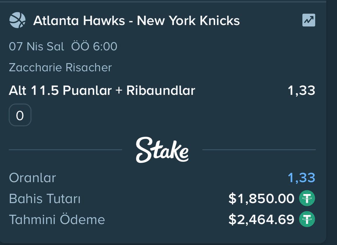 EngXNba's tweet photo. #DoğruTercih 🎯

Bugünün hedefi Risacher 🧊

Atlanta tarafı sağlıklı rotasyona dönmüş durumda
rolü daraldı, süreleri sınırlı

Son 3 ciddi maçta:
5 – 8 – 3 P+R
ve bu süreçte 14 dakika civarı süre ⏱️

Bu tarz düzende
kullanım düşük, oyuna etkisi sınırlı

Bu gece de senaryo benzer
fark açılmazsa 16+ süre zor

Açılan barem → oyun içi rolüne göre yüksek

Biz burada tempoya değil
rol & süre matematiğine oynuyoruz ✍️

Sona yaklaşırken hata yok
net tercih, rahat sonuç ✅

Bol şans 🤝