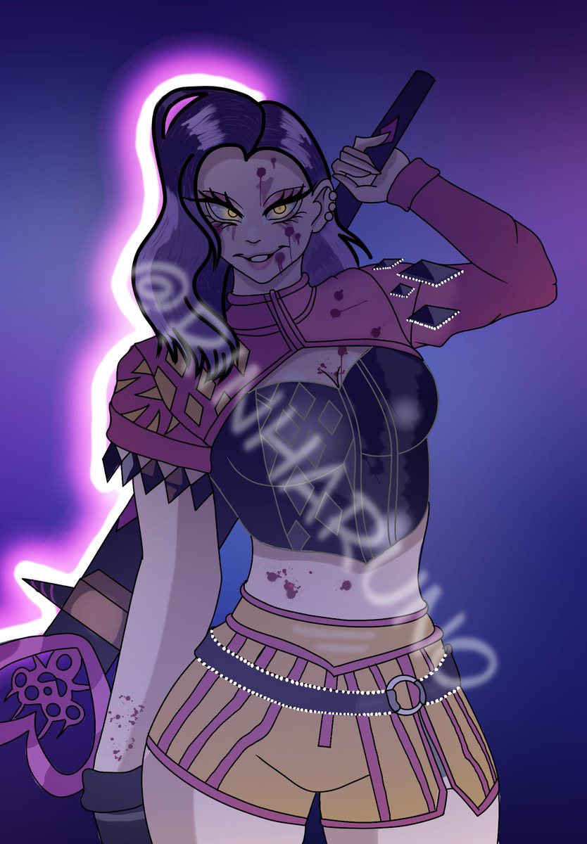 Drew Mina from dead by daylight love her design I also finally made me a official watermark :3 thank you <a href="/DeadbyDaylight/">Dead by Daylight</a> for making this cosmetic ❤️