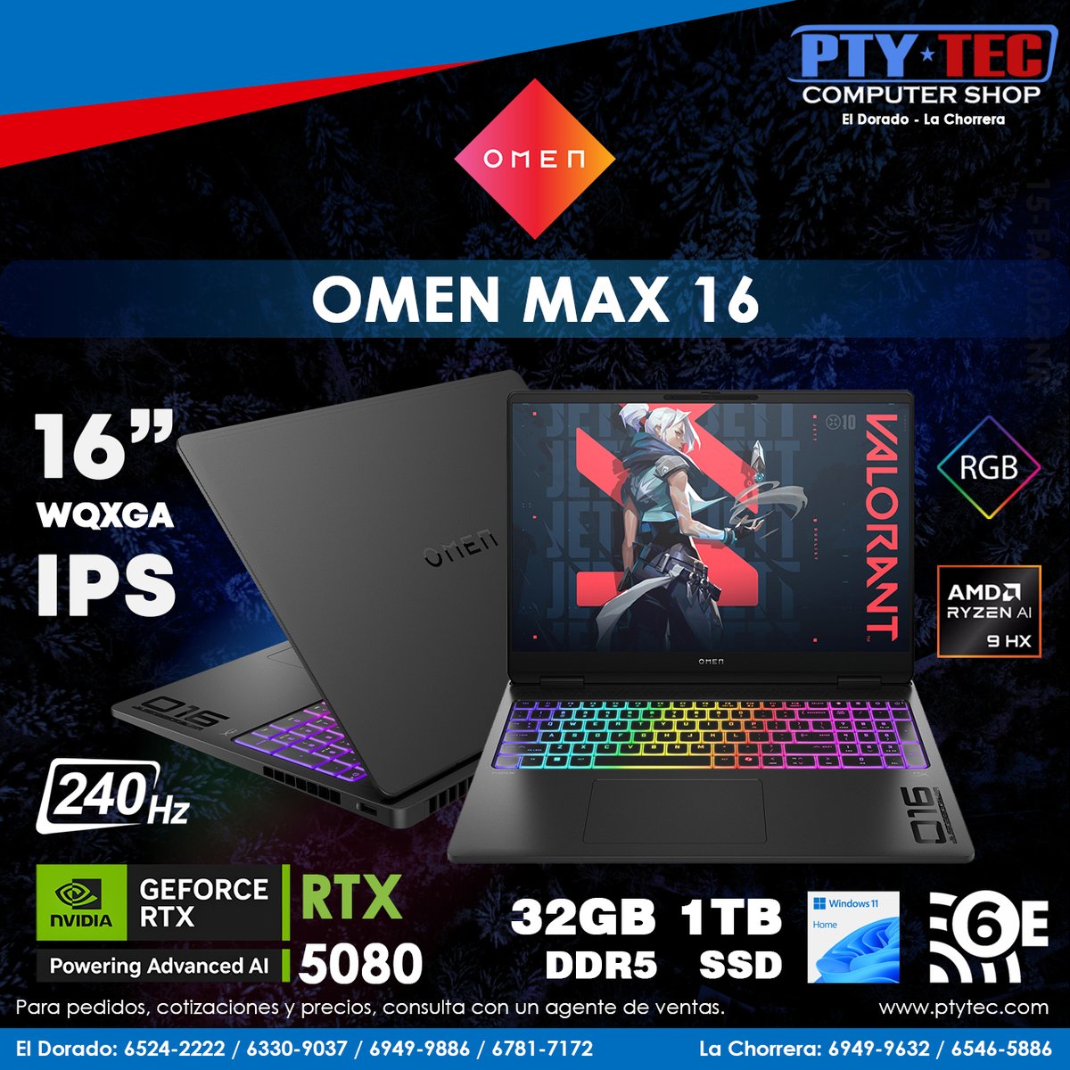 ptytec_computer's tweet image. ⚡🎮 La HP OMEN MAX 16 es tu pase al nivel máximo 🚀 Potencia gamer, gráficos alucinantes y diseño con estilo 🔥
💻 Perfecta para jugar, editar y streamear sin límites 🌌✨

👉 Más info: ptytec.com/product/17316

#HPOMEN #GameOn #NextLevelPower #ptytec