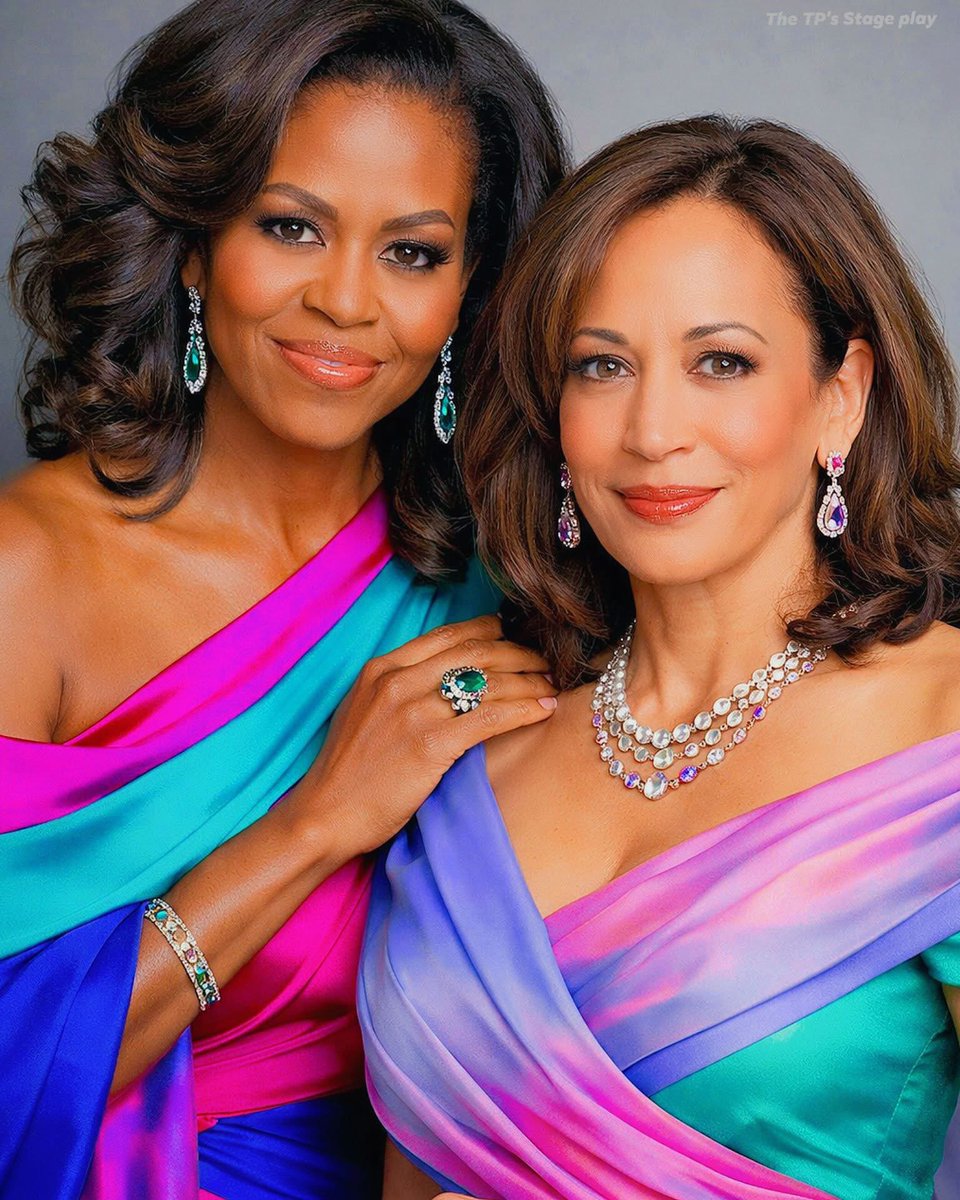 AuthorJoeNBrown's tweet image. Did everyone survive #Easter?  Here are two more photos of a few of my favorite mentors… First Lady #MichelleObama 🩷, former VP &amp;amp; future President, #KamalaHarris 💚, and First Daughters Sasha and Malia.