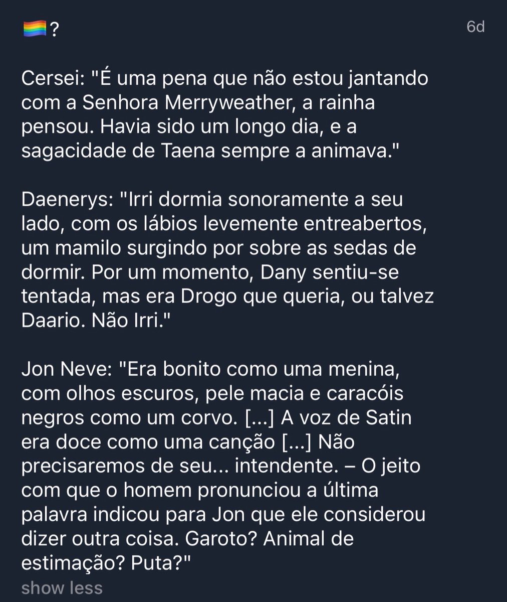 Confissões Asoiaf tweet media