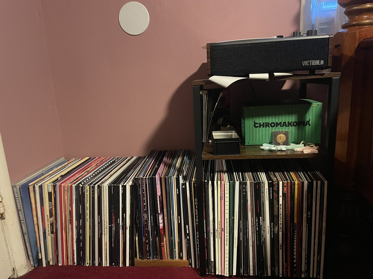 Azllcx's tweet photo. Does anyone have a record collection ? If so i would like to see !!

Heres mine, its not an updated photo since i bought a couple (alot) of vinyl in march but this is 2 years of collecting :0 https://t.co/X2BEH72T5y