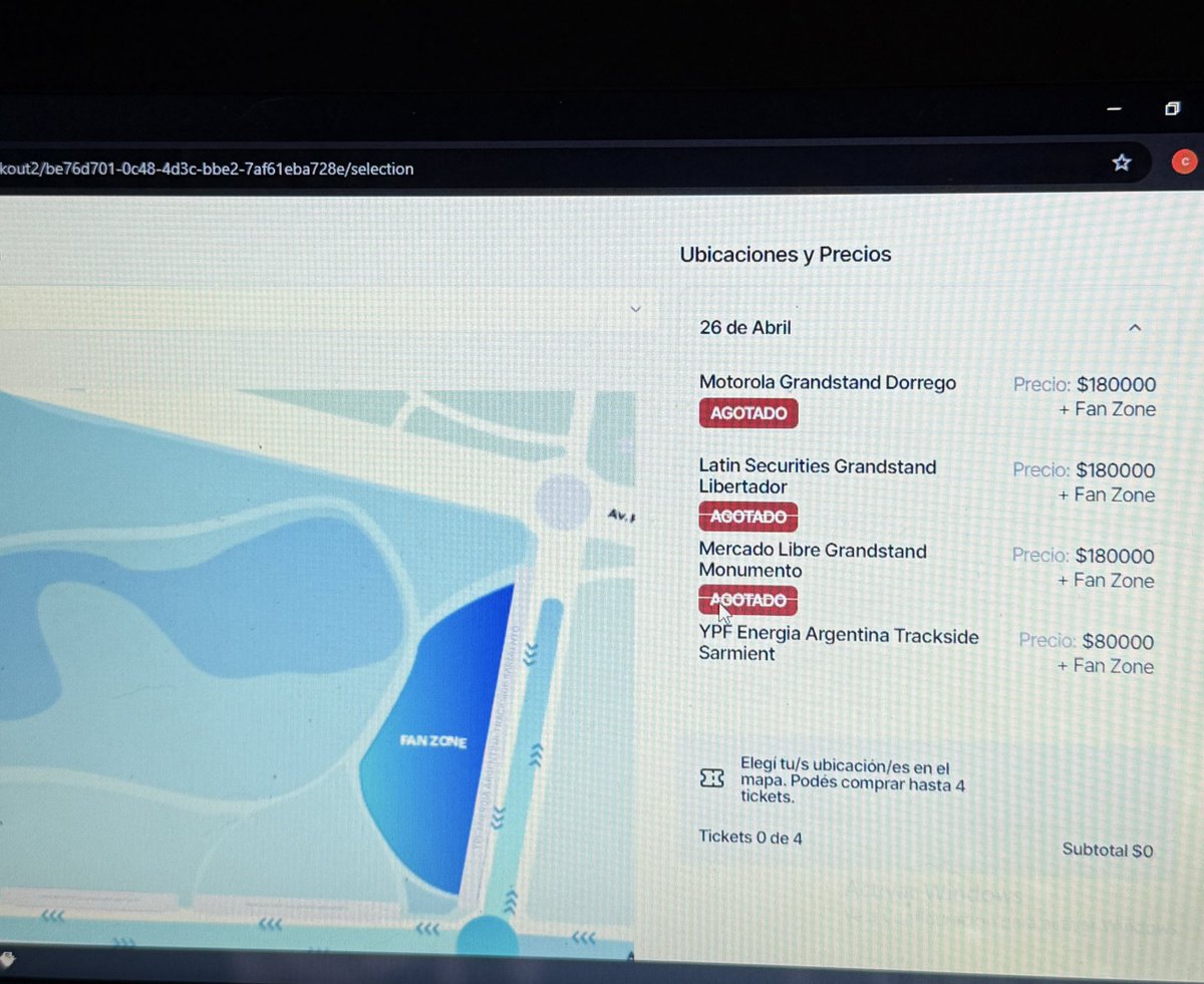 F1Clari's tweet photo. Todas las entradas agotadas!!!! https://t.co/YhTmlUo9CF