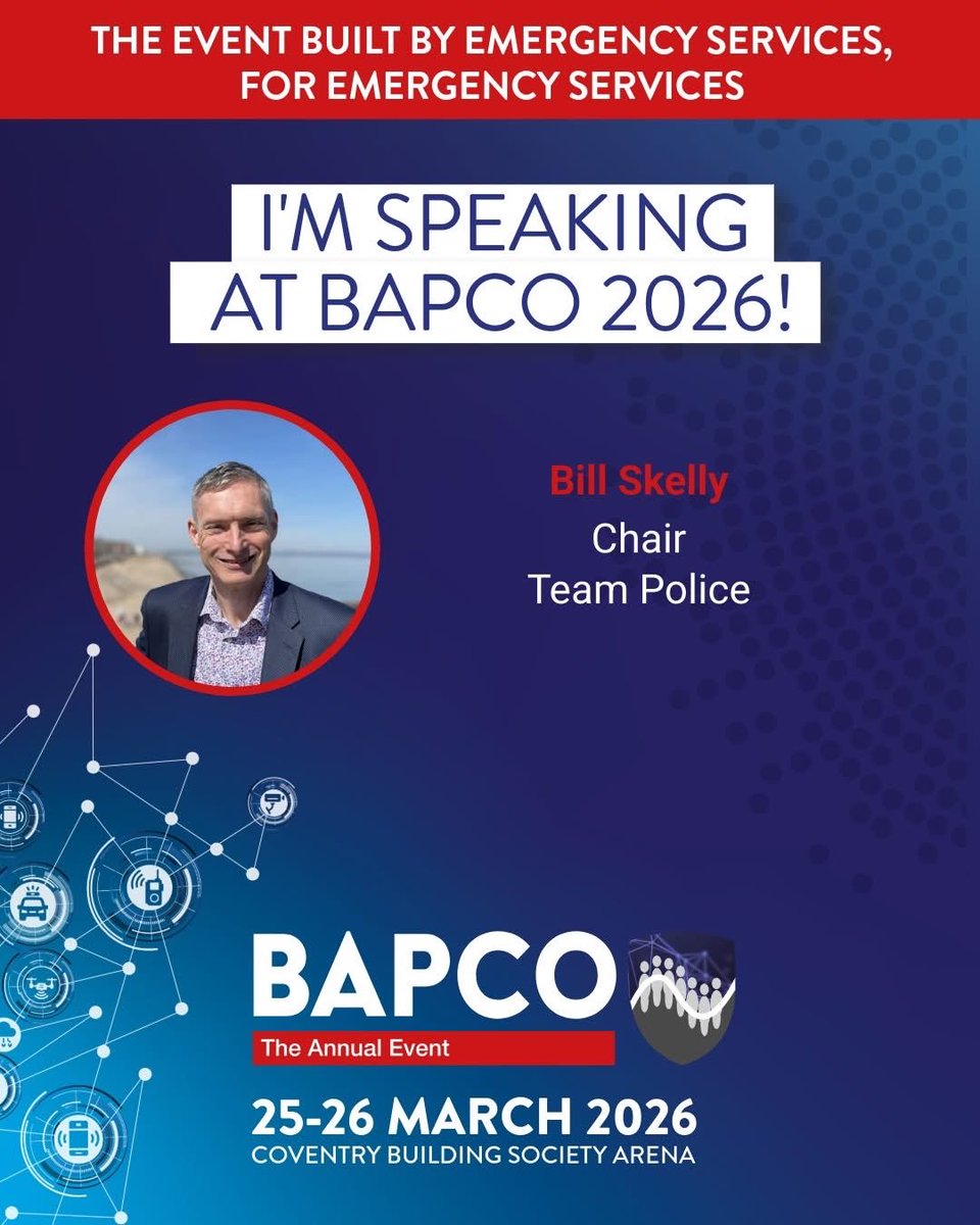 TeamPoliceUK's tweet photo. Two days in Coventry, a packed Theatre A session from Bill Skelly QPM, and some of the most engaged conversations we've had at an industry event in a while. If you were there, you'll know. If you weren't, the write-up covers everything. https://t.co/MtV7OBZJMY