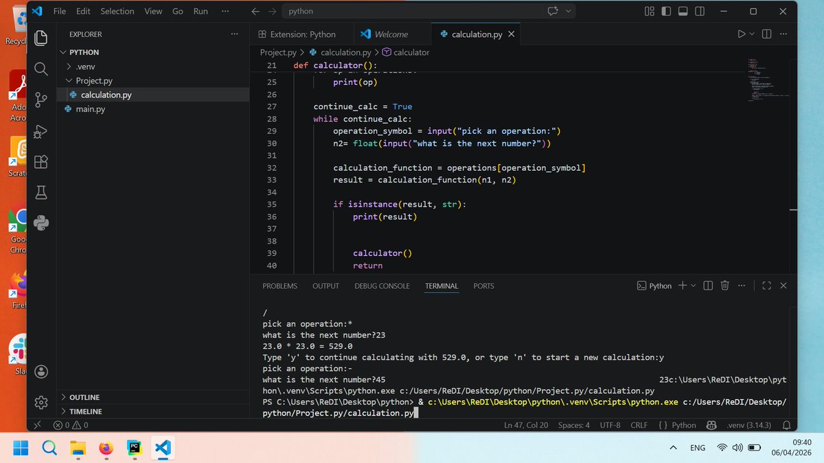 haidari_masuma's tweet photo. Now i successfully completed the calculator project in Python.
I owe this achievement to my teacher and the CTI center.
@CodeToInspire
@a_daneshyar
@f_forough
#AfghanGirlCode
#WomenInTech https://t.co/mZmzotSRpv