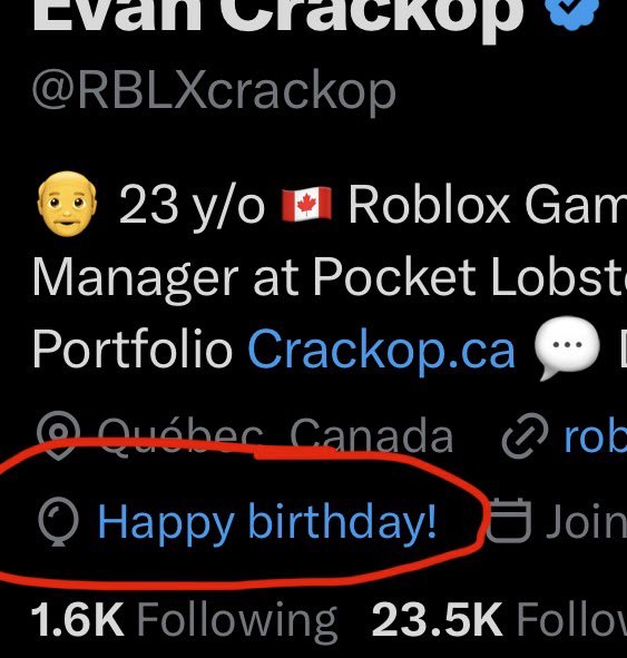 Evan Crackop tweet media