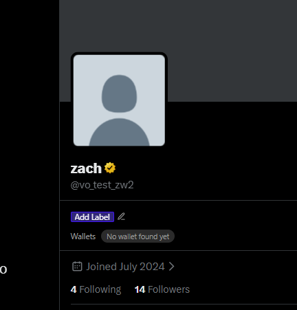 Ultimatedev4's tweet photo. Zach's bot is an old test account already followed by multiple x employees @vo_test_zw2 

Theres even an og from 3 months ago

EASY BONDOR 
Brjeqw8R46vWEQWw5wFw2WNPYHBzq4ZZ9f4HGWDypump https://t.co/dJwQR6diOm