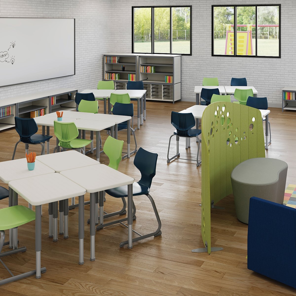SmithSystem's tweet image. Curriculum and space go hand in hand. Thoughtful layouts support independent work, group collaboration, and whole-class learning—making it easier to adapt throughout the day.
Explore more: tinyurl.com/yrdh4rwr
#SmithSystem #ClassroomDesign #FlexibleLearning
