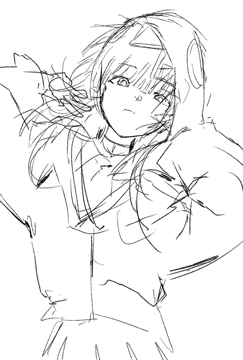komoregi20's tweet photo. 夜中が一番描ける https://t.co/8D840CViMG