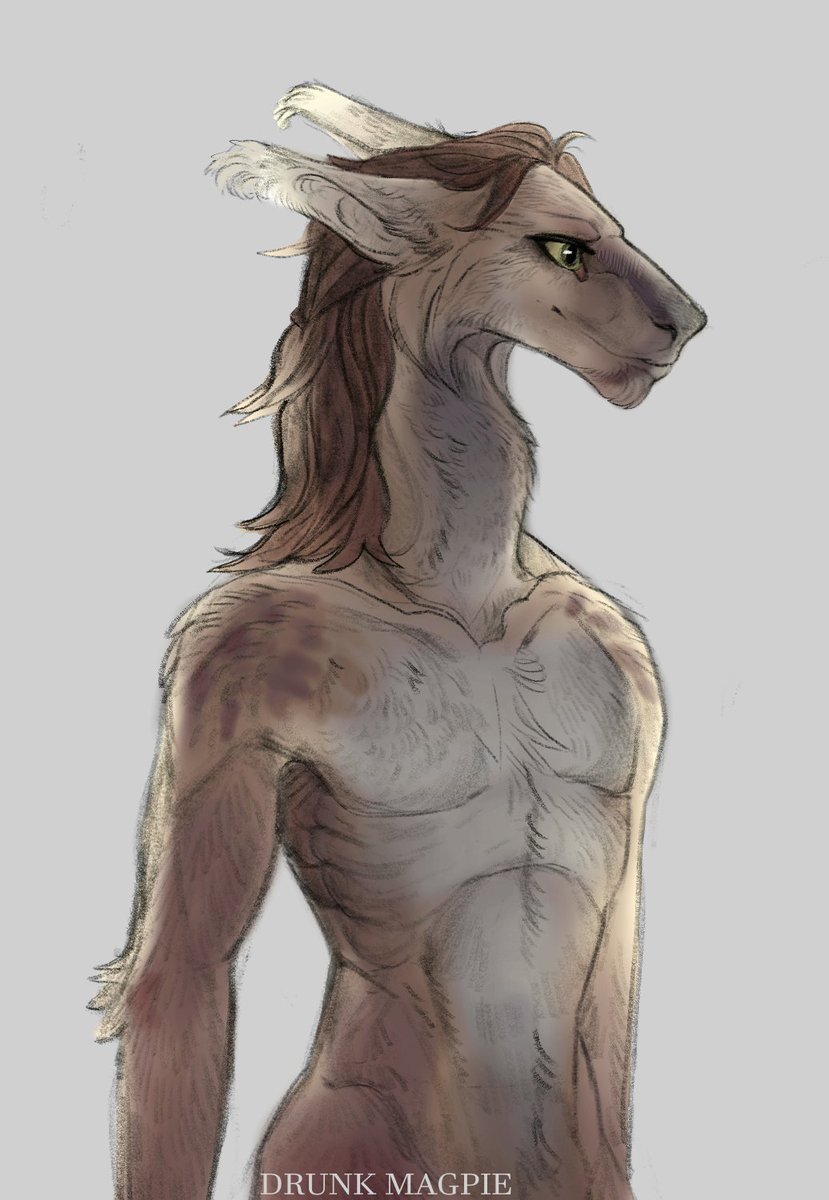 Arkhaas is my original species that I came up with in 2017, but it never got any further development. My setting only exists in my head. This is the first artwork featuring one of them

#furry #furryart #furryfandom #digitalart #furrydrawing #furrycommunity