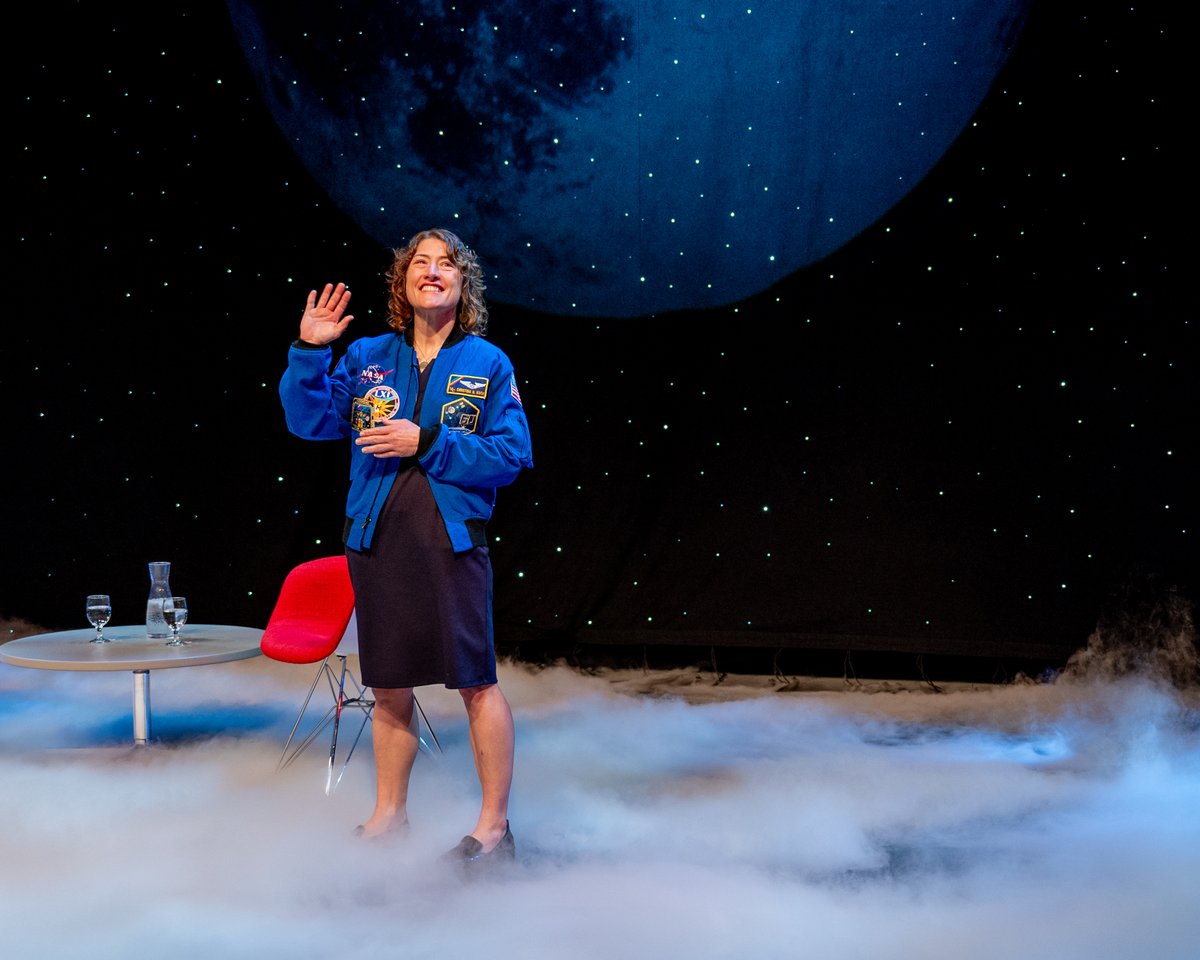 NCStateEngr's tweet photo. Alumna Christina Koch has surpassed the record for the farthest humans have traveled from Earth. Today, the crew of Artemis II will circle the moon, seeing features no other human has ever seen. They will also see a solar eclipse before the day ends. Congratulations, Christina! https://t.co/ejks5DSQn5