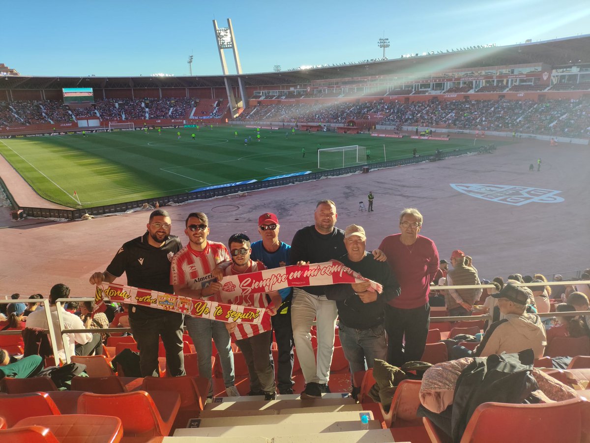 Jornada 34: UD Almería - CD Leganés.
Victoria épica con gol de Melamed en el descuento. El Mediterráneo volvió a vibrar en una tarde con un ambiente espectacular en la grada.
¡SEGUIMOS! ❤️🤍