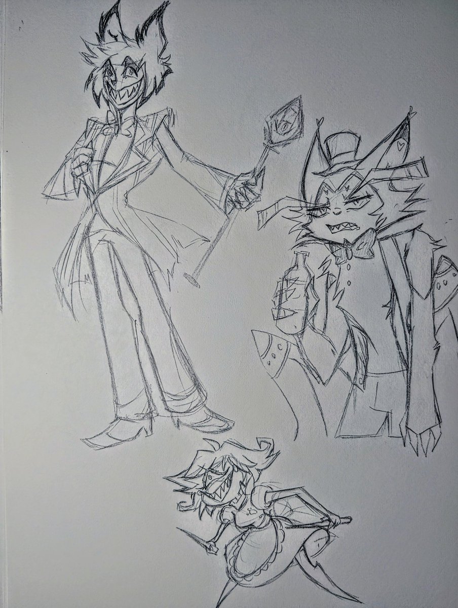ellencz560's tweet photo. I had an idea to draw them! And they look perfect with those memes LMAOO! (≧▽≦)
#HazbinHotel
#alastor #lucifermorningstar #nifty #husk #angledust #sketch https://t.co/OgeAg3ynV4