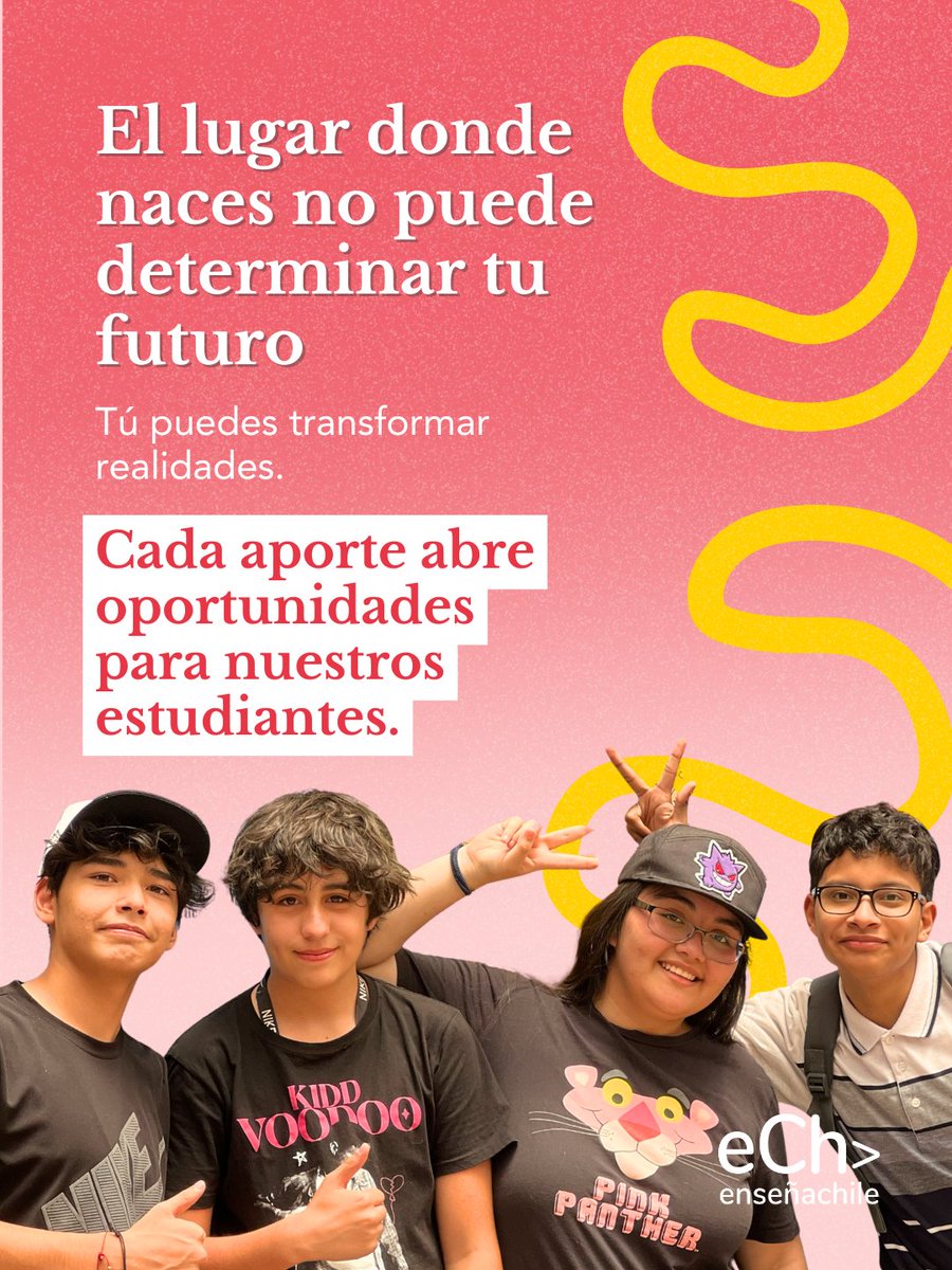 matisanchez_11's tweet photo. Hoy comienza la primera colecta nacional de @ensenachile❤️
Una fundación que trabaja formando y acompañando líderes que enseñan en salas de clases de contextos vulnerables, impactando hoy a más de 30.000 estudiantes en el país.
👉Dona aquí: https://t.co/YnpYGvjUZK https://t.co/VqND9QIgSi