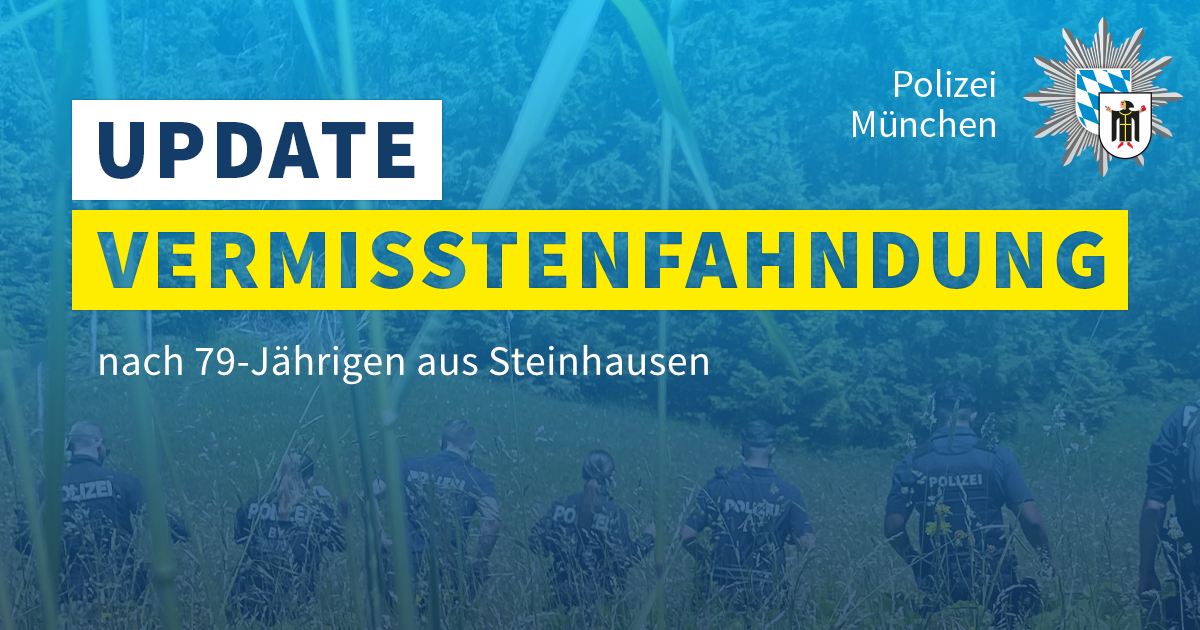 PolizeiMuenchen's tweet image. #Update

Eine aufmerksame Pflegerin setzte die Polizei darüber in Kenntnis, dass sich der 79-Jährige wohlauf in der Obhut eines Pflegeheims befindet. Die Angehörigen des 79-Jährigen wurden verständigt. 

Die Fahndung wird somit wieder gelöscht. 

Vielen Dank für die Mithilfe.