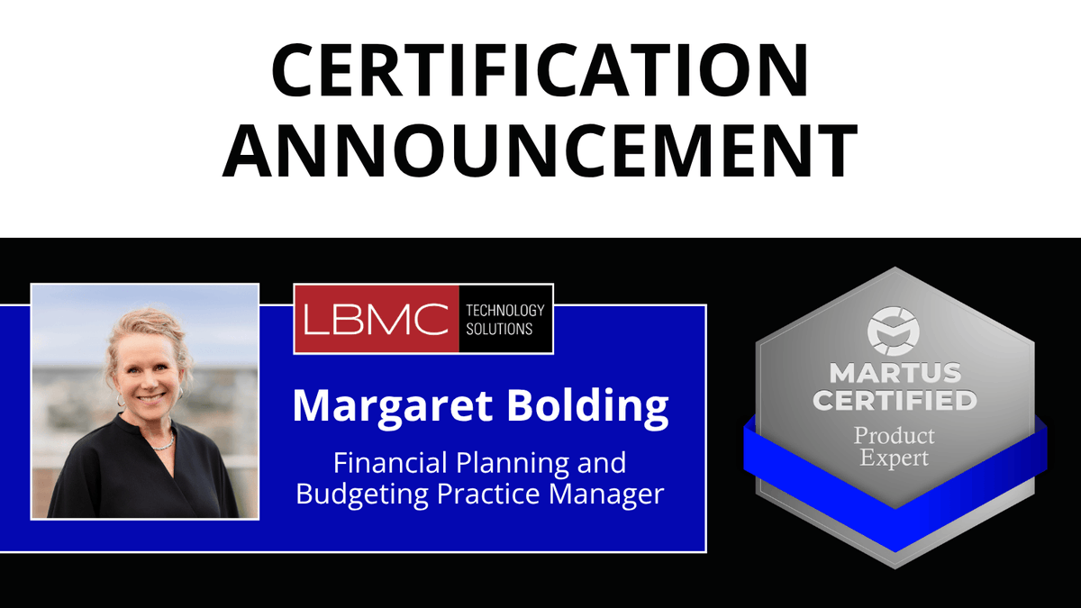 lbmctech's tweet photo. Celebrating growth at LBMC Technology Solutions 🎉

Congrats to Margaret Bolding on earning her Martus Product Expert certification!

Your dedication to learning and delivering impact makes a difference—well done!

#LBMCtech #Martus #Certification https://t.co/WsUiQLVWsX