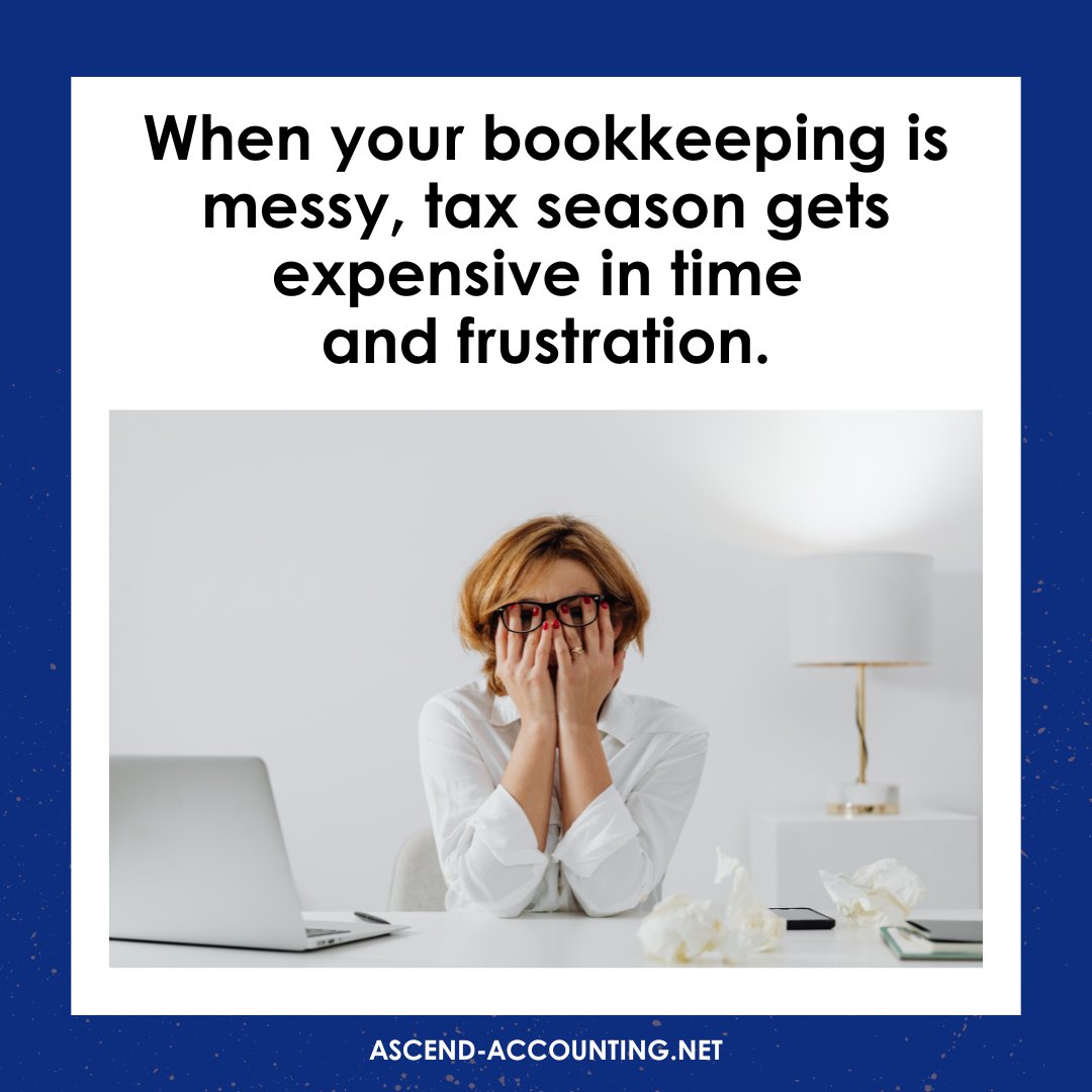 ascend_account's tweet photo. When your bookkeeping is messy, tax season gets expensive in time and frustration.
When your books are accurate and current, tax season becomes a simple handoff.
If you want your books ready to send to your CPA or tax preparer, let’s talk.
📞 330-571-6450 https://t.co/74gnS0rji7