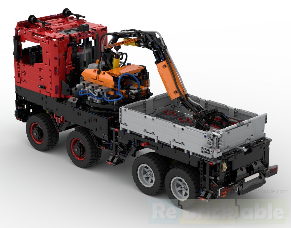 Rebrickable's tweet image. 1:10 8x8 Crane Truck (8110+42082 Alternate) by etaleTechnic reb.li/m/257086?spot=… #lego #rebrickable #legomoc