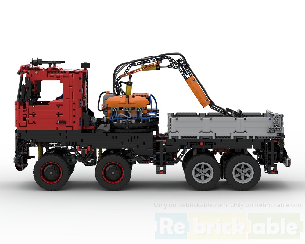 Rebrickable's tweet image. 1:10 8x8 Crane Truck (8110+42082 Alternate) by etaleTechnic reb.li/m/257086?spot=… #lego #rebrickable #legomoc