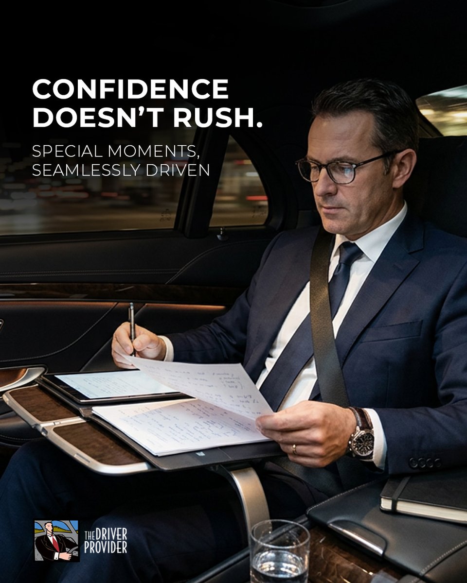 DriverProvider's tweet image. Where preparation meets precision, confidence follows. 

#TheDriverProvider #CorporateTransportation #ExecutiveTravel