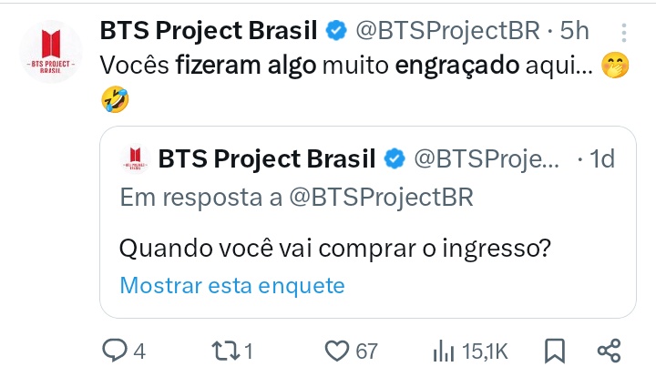debs VAI VER O BTS tweet media
