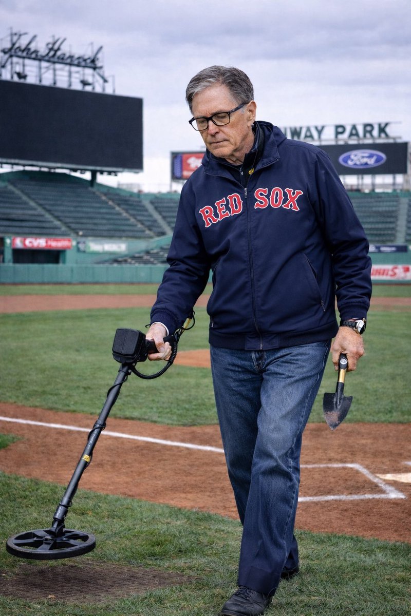 Report: Fenway Park tour group confused by sight of Red Sox owner John Henry raking metal detector across infield looking for loose change