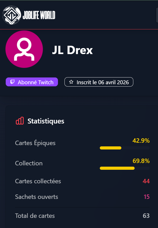 Drex #JOBLIFE tweet media