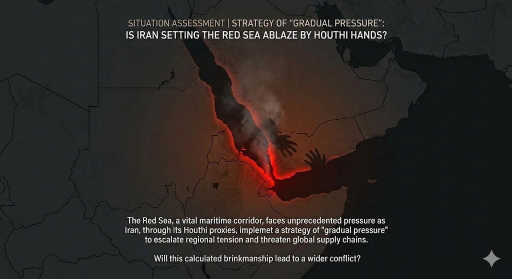 Salah_Ali_Salah's tweet image. Assessment: Is #Iran Set to Ignite the Red Sea via the #Houthis?
The deadline set by U.S. President #Donald_Trump for Iran is nearing its end. With its expiration comes the growing possibility that the region may enter a new phase of confrontation, one in which the Houthis may