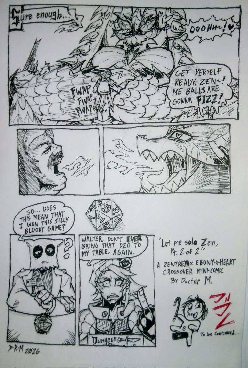 I meant to save my plans for posting this until tomorrow, but now that my mom's spending time at the hospital tonight, I felt that finishing this up would've been a good way to keep my mind off of it. 

So how about that dragon form for Zentreya, huh? 
#ZentreNSFW