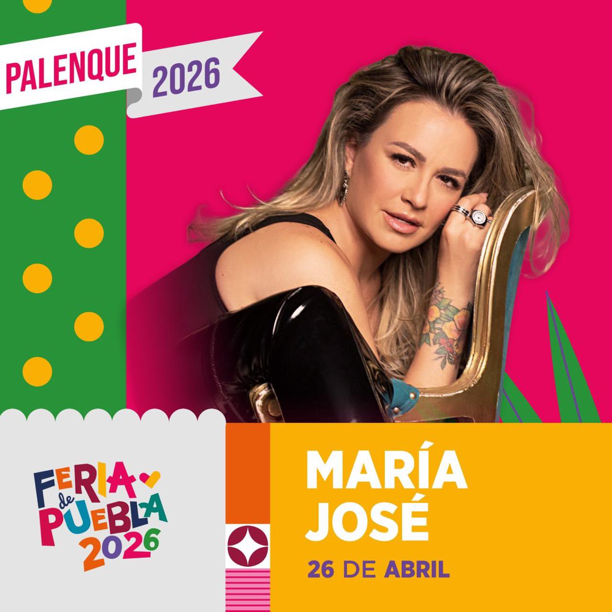 lajosa's tweet image. Mis amantes de Puebla, ¡se acerca la fecha para reencontrarnos! 💖

¿Qué canción no puede faltar en la #FeriaDePuebla? ¡Qué ganas de verlos y disfrutar de la fiesta que es #AhoraONunca! ✨

Boletos aquí: superboletos.com/landing-evento…