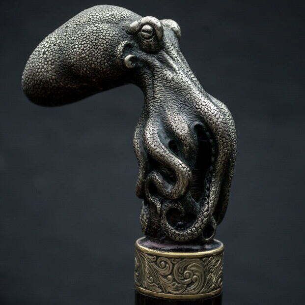 CASIberia's tweet photo. Back in Stock! Damascus Octopus Sword Cane

https://t.co/XhZRglnVyN 

Creeping from the deep, our Damascus Octopus Sword Cane by Dragon King Swords returns. Limited quantities! 

#damascussteel #foldedsteel #swordcane #sticksword #walkingstick #walkingcane #sword #swords #handmade #artisanmade #dragonkingswords