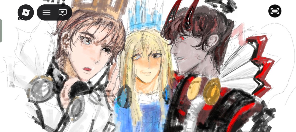 Vezua_n144's tweet image. I drew this on my phone, so the quality isn't great lol
#mm12
