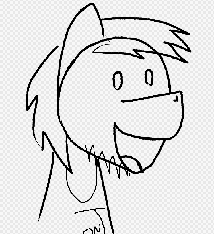 Jonotheory's tweet photo. Jonochrome had a ponysona and it looked like this https://t.co/HrbfYTYFsL
