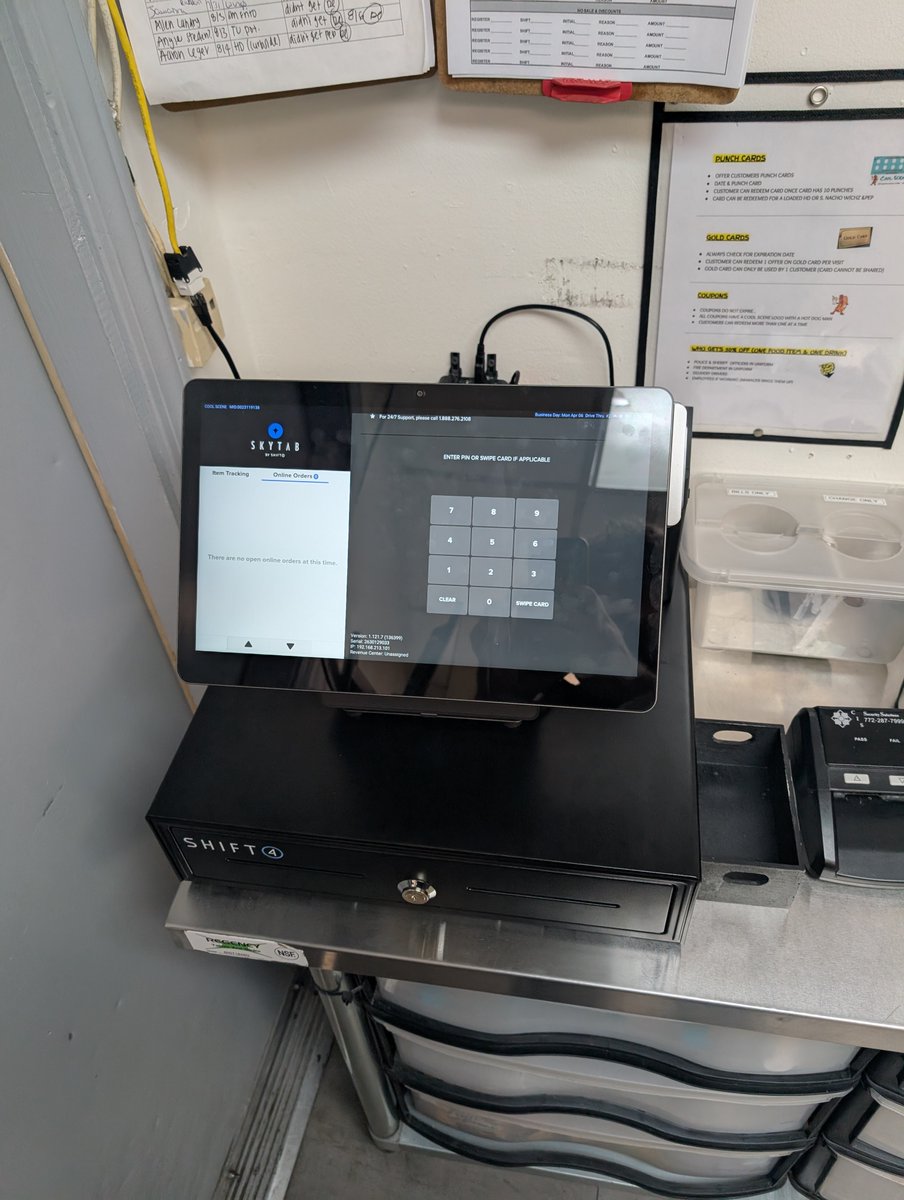 ScottG_Shift4's tweet photo. Welcome to the #SkyTabPOS Family. Enjoy a nice hot dog and snowball over at Cool Scene https://t.co/6fV1viJIEv