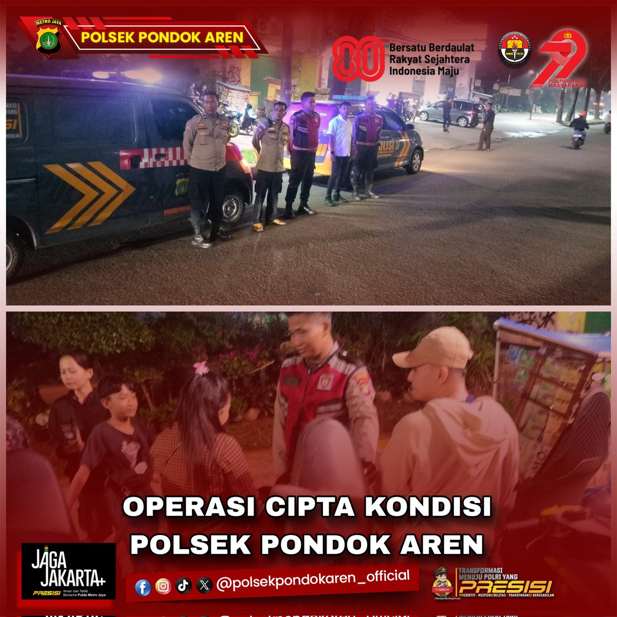 polsek pondok aren official tweet media
