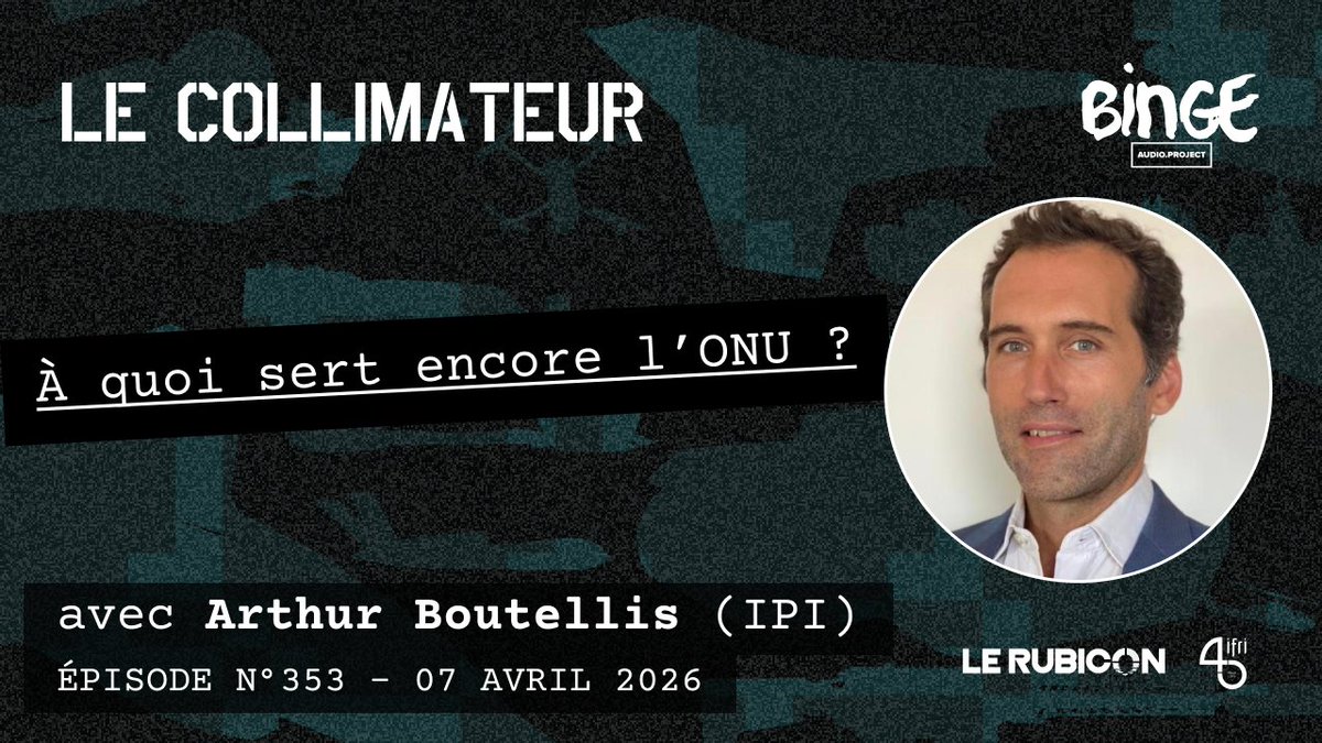 LeRubicon_org's tweet photo. Alors que la séquence guerrière actuelle met en question le multilatéralisme, #LeCollimateur se penche aujourd'hui sur l'histoire et les dynamiques de l'Organisation des Nations Unies, avec @aboutellis (@ipinst)
Retrouvez cet épisode sur #LeRubicon
https://t.co/A2nc4H4ZTB https://t.co/8s1wR0Jpaj