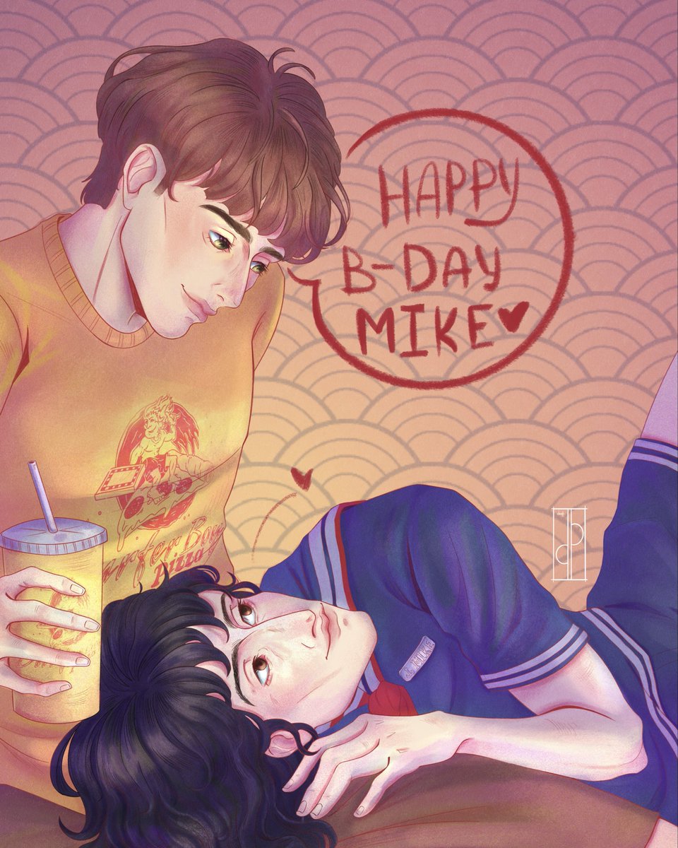 deep_dp_art's tweet photo. Happy birthday #mikewheeler  #strangerthings https://t.co/cboP0kX9Y6